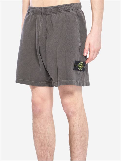 Bermuda shorts in fleece cotton STONE ISLAND | L1S156200014S0060V0165